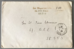 Algérie, Griffe Et TAD SETIF, Constantine 1.1.1940 Sur Enveloppe - (B2866) - Cartas & Documentos