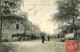 Damazan * 1907 * Rue De La Poste * Hôtel & Café Du Midi * Villageois - Sonstige & Ohne Zuordnung