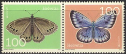 Europa CEPT 2021 SWITZERLAND Endangered National Wildlife - Fine Set MNH - Nuevos