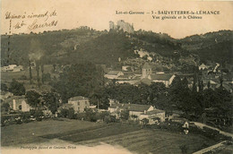 Sauveterre Sur Lémance * Vue Générale Et Le Château Du Village - Other & Unclassified