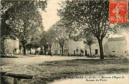 Prayssas * Avenue D'agen Et Bureau De Poste - Otros & Sin Clasificación