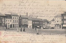 CPA BRAINE LE COMTE- MAIN SQUARE, PEOPLE - Braine-le-Comte