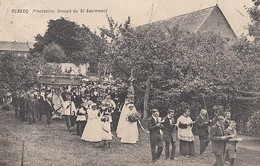 CPA REBECQ- BLESSED SACRAMENT PROCESSION, PEOPLE - Rebecq