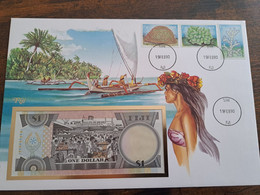 BANKNOTEN BRIEF - BANKNOTE COVER     - FIJI          ** BRIEF 164 ** - Andere & Zonder Classificatie