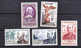 Algérie 303/307  1953 Neuf Avec Trace De Charnière* TB Mh Con Charnela Cote 21.25 - Annate Complete