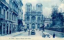 Nice * église Et Avenue Notre Dame - Autres & Non Classés