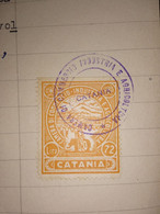MARCA DA BOLLO LIRE 72 CAMERA  DI COMMERCIO INDUSTRIA E AGRICOLTURA 1954 - Revenue Stamps