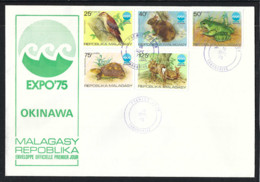 MADAGASCAR 1975: FDC  "Expo Okinawa" - Madagaskar (1960-...)