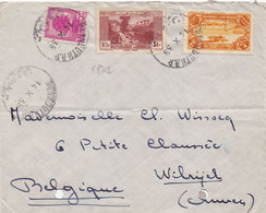 28712# LETTRE Obl BEYROUTH LIBAN 1938 Pour Belgique - Storia Postale