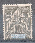 Nlle CALEDONIE (Colonie Française) - 1892 - N° 45 - 10 C. Noir Sur Lilas - Used Stamps