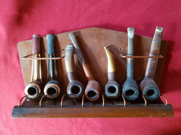 Porte  Pipes  Avec 7 Pipes - Andere & Zonder Classificatie