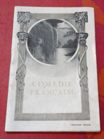 Programme Comédie Française 1924 Monsieur Brotonneau  La Bonne Mère Marie Bell Berthe Bovy M De Feraudy... - Programma's
