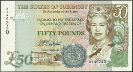♛ GUERNSEY - 50 Pounds Nd.(1996) UNC P.59 - Guernsey