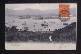 HONG KONG - Affranchissement De Hong Kong Sur Carte Postale En 1906 Pour La France - L 124109 - Cartas & Documentos