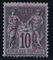 France N°89 - Oblitéré CàD Rouge Des Imprimés - TB - 1876-1898 Sage (Type II)