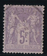 France N°95 - Oblitéré - TB - 1876-1898 Sage (Type II)