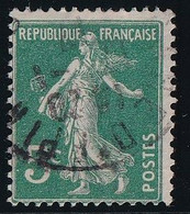 France N°137 - Variété Griffe Parasite - Oblitéré - TB - 1906-38 Säerin, Untergrund Glatt