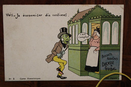 1910's CPA Ak Publicité Illustrateur Pub Biscuits Nantais Ducasse Guibal - Advertising