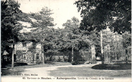 78 Environs De Meulan - AUBERGENVILLE - Entrée Du Château De La Garenne - Aubergenville