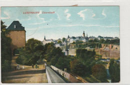 LUXEMBOURG   OBERSTADT  BELLE CPA COLORISEE  VUE DE LA VILLE - Luxembourg - Ville