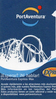 Billet Entrée - Espagne - Port Aventura, Papier - Sonstige & Ohne Zuordnung