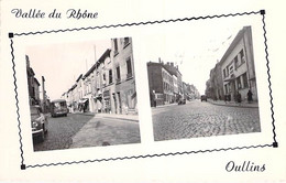 ** Lot De 2 Cartes 1950-60's ** 69 - OULLINS : Multivues - CPSM Dentelées Noir/blanc) Format CPA - Gironde - Oullins