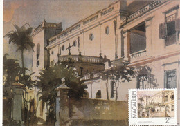 Macau, Macao, Maximum Cards, (64), Museu Luis De Camões 1989 - Tarjetas – Máxima