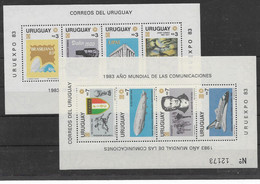 Uruguay Mnh ** Good Sheets 21.5 Euros 1983 Zeppelin Space Shuttle - Uruguay