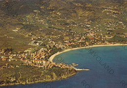 CARTOLINA  MARINA DI CAMPO,ISOLA D"ELBA,LIVORNO,TOSCANA,VEDUTA AEREA,SPIAGGIA,MARE,SOLE,ESTATE,VACANZA,VIAGGIATA 1982 - Livorno