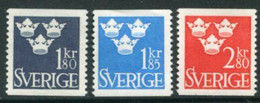 SWEDEN 1967 Definitive: Crowns MNH / **.  Michel 570-72 - Ungebraucht