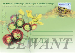 POLAND Postcard 2022.06.28. Cp 1966 100th Anniversary Of The Polish Botanical Society - Enteros Postales