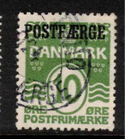 DENMARK 1919 10 Ore Green Parcel Post SG P209 U #AEM24 - Pacchi Postali