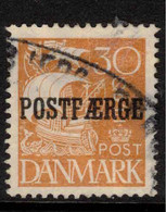 DENMARK 1936 30 Ore Yellow Parcel Post SG P253 U #AEM21 - Paketmarken