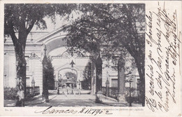 Delcampe - POSTAL DE CARACAS - ENTRADA A LOS JARDINES DEL CAPITOLIO DEL AÑO 1902 (ALEJANDRO PUIG) (VENEZUELA) - Venezuela