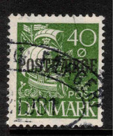 DENMARK 1936 40 Ore Green Parcel Post SG P254 U #AEM20 - Colis Postaux