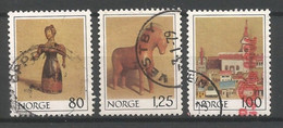 Norway 1979 Antique Toys  Y.T. 743/745 (0) - Used Stamps