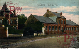 BEAUVAL ECOLE DES FILLES. Francia. France. - Beauval