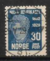 Norway 1929 N.H. Abel  Y.T. 144 (0) - Used Stamps