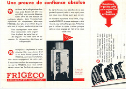 Publicité - FRIGECO - Réfrigérateur Electrique - Publicités