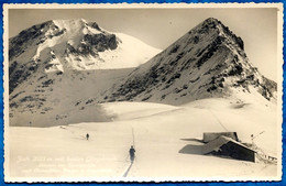 CPA CARTE-PHOTO W. Goetz SUISSE GR Grisons - JOCH 2023 M. Skiroute Von Tschiertschen - Tschiertschen