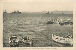 Juan Les Pins - Antibes - Le Port Du Crouton , L'escadre Et L'estérel - Navires Bateaux De Guerre - Juan-les-Pins