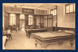 Florenville. Hôtel De France. La Salle De Jeux Et Le Salon. Billards Français Sans Trous - Florenville