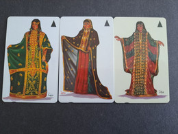 BAHRAIN   GPT CARD 25/50/100 UNITS/ BAHRAIN WOMANS COSTUMES     / BHN62 / BHN 63 ,/ BHN 64 / USED    **10216** - Baharain