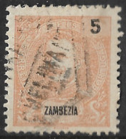 Zambezia – 1898 King Carlos 5 Réis Used Stamp - Zambezië