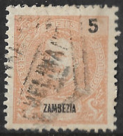 Zambezia – 1898 King Carlos 5 Réis Used Stamp - Zambeze