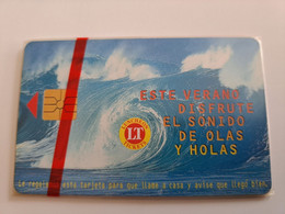 ARGENTINA CHIPCARD 8 FICHAS  SEA WAVES / LUNCHEON TICKETS   MINT IN WRAPPER   **10219** - Argentinië
