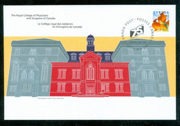 Collège Des Médecins + Chirurgiens / College Physicians + Surgeon; Timbre Scott # 2008 Stamp; Enveloppe Souvenir 9987-A) - Covers & Documents