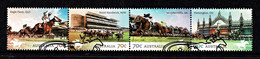 Australia 2014 Racecourses - Horseracing Set As Strip Of 4 Used - Used Stamps