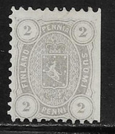Finland Scott # 17 Unused No Gum Arms, 1875, Trimmed Edge, CV$62.50 - Nuovi