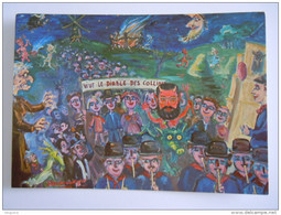 Ellezelles L'entrée Du Diable à Huile Jacques Vandewattyne Edit Amis Du Folklore - Ellezelles